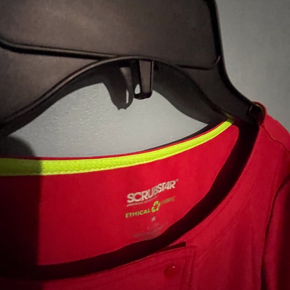 SCRUBSTAR SCRUB SIZE S/CH COLOR RED BNWT - Picture 14 of 14